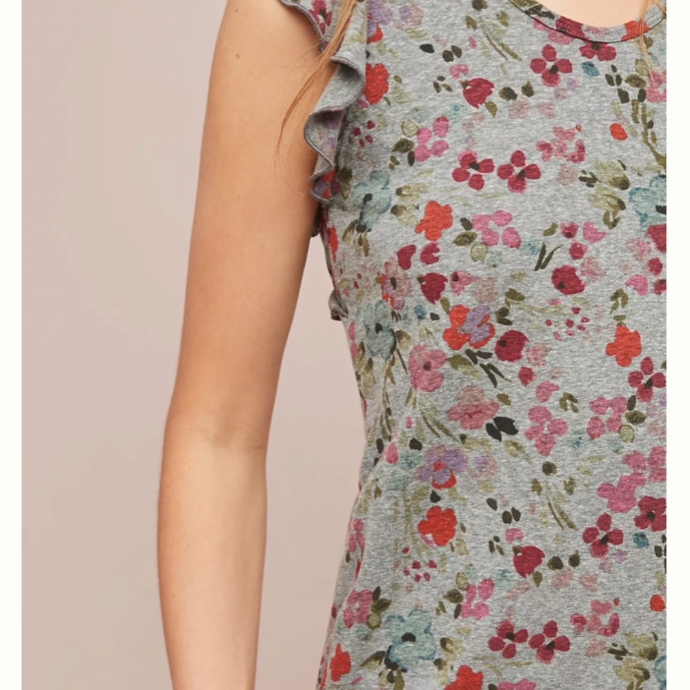 Basseterre Ruffle-Sleeve Tank - Picture 3 of 8